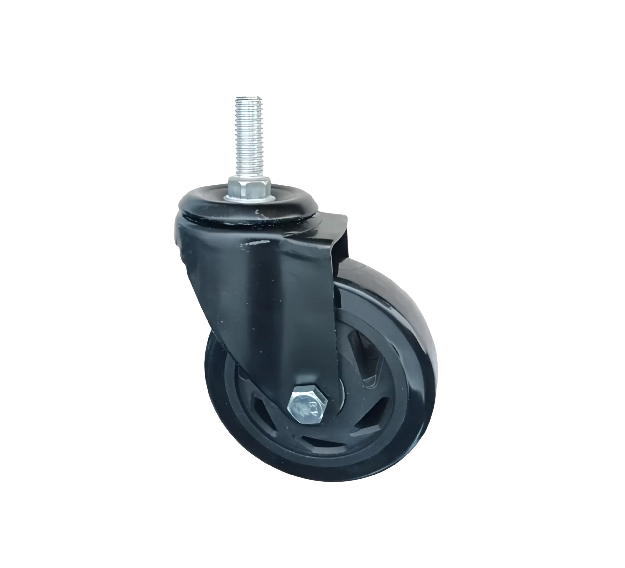 Rueda BLACKRAY Banda PVC PA Giratoria Perno M12