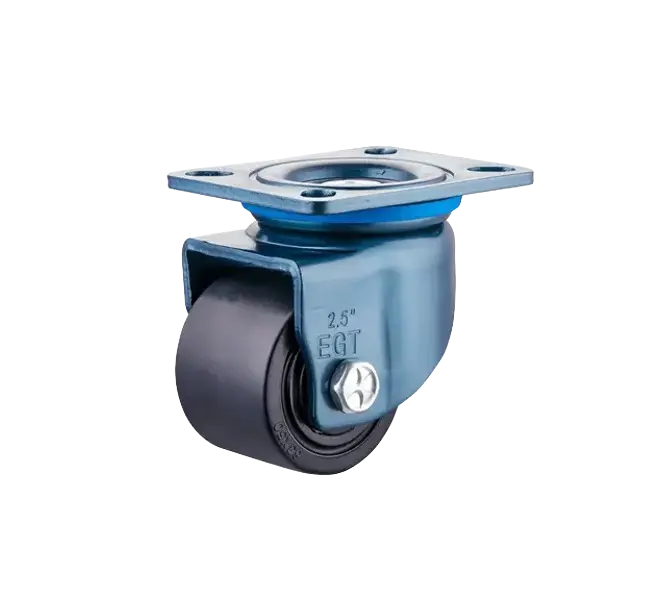 Rueda Nano Blue Poliamida Reforzado Placa Giratoria