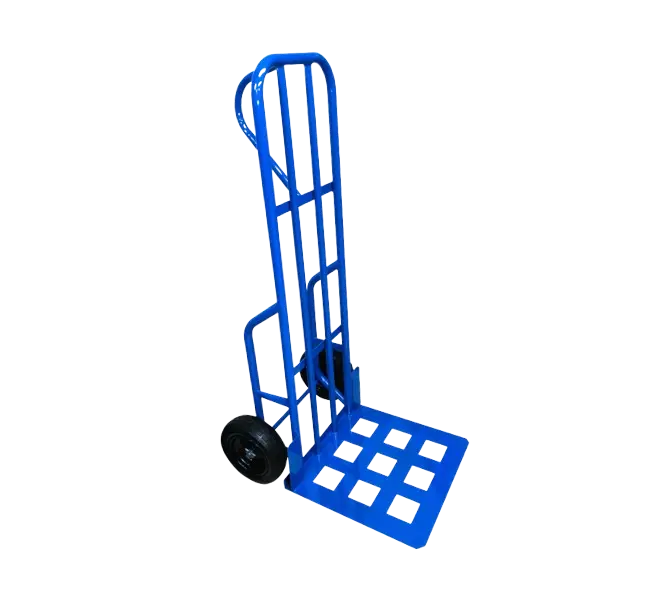 Carro Yegua AZUL 300 Kg Rueda Maciza PU Plataforma Plana