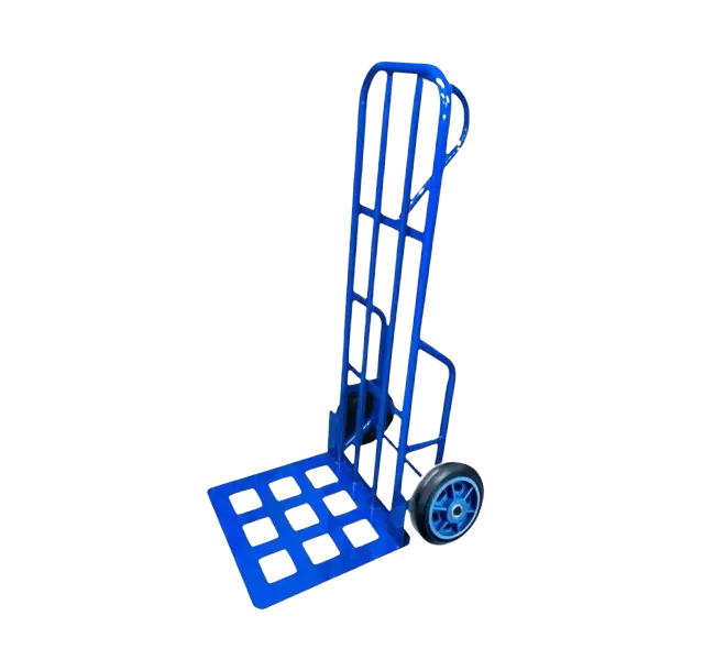 Carro Yegua AZUL 400 Kg Rueda Caucho Macizo Plataforma Plana