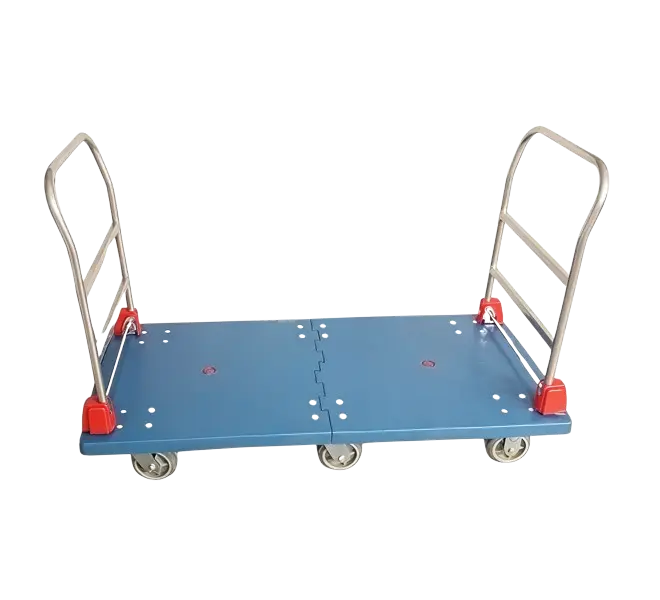 Carro Plegable 900 Kg Base Extendida Doble Manillar
