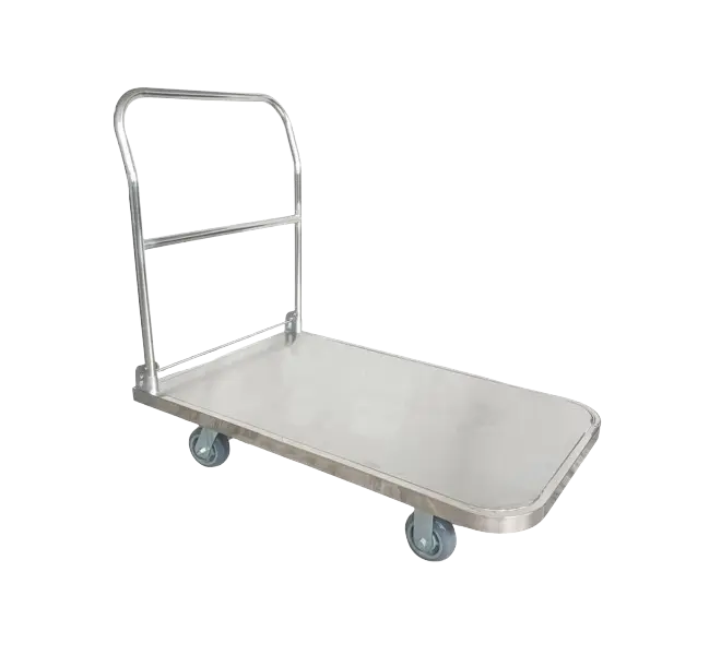 Carro Plegable 350 Kg Plataforma Acero Inoxidable 600x1000