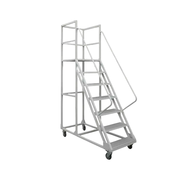 Escalera Tipo Avión Plataforma 1,5 mt 7 Peldaños