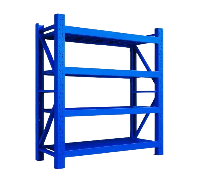 Estante Metálico AZUL 500 Kg por Nivel 150x200x60 cm