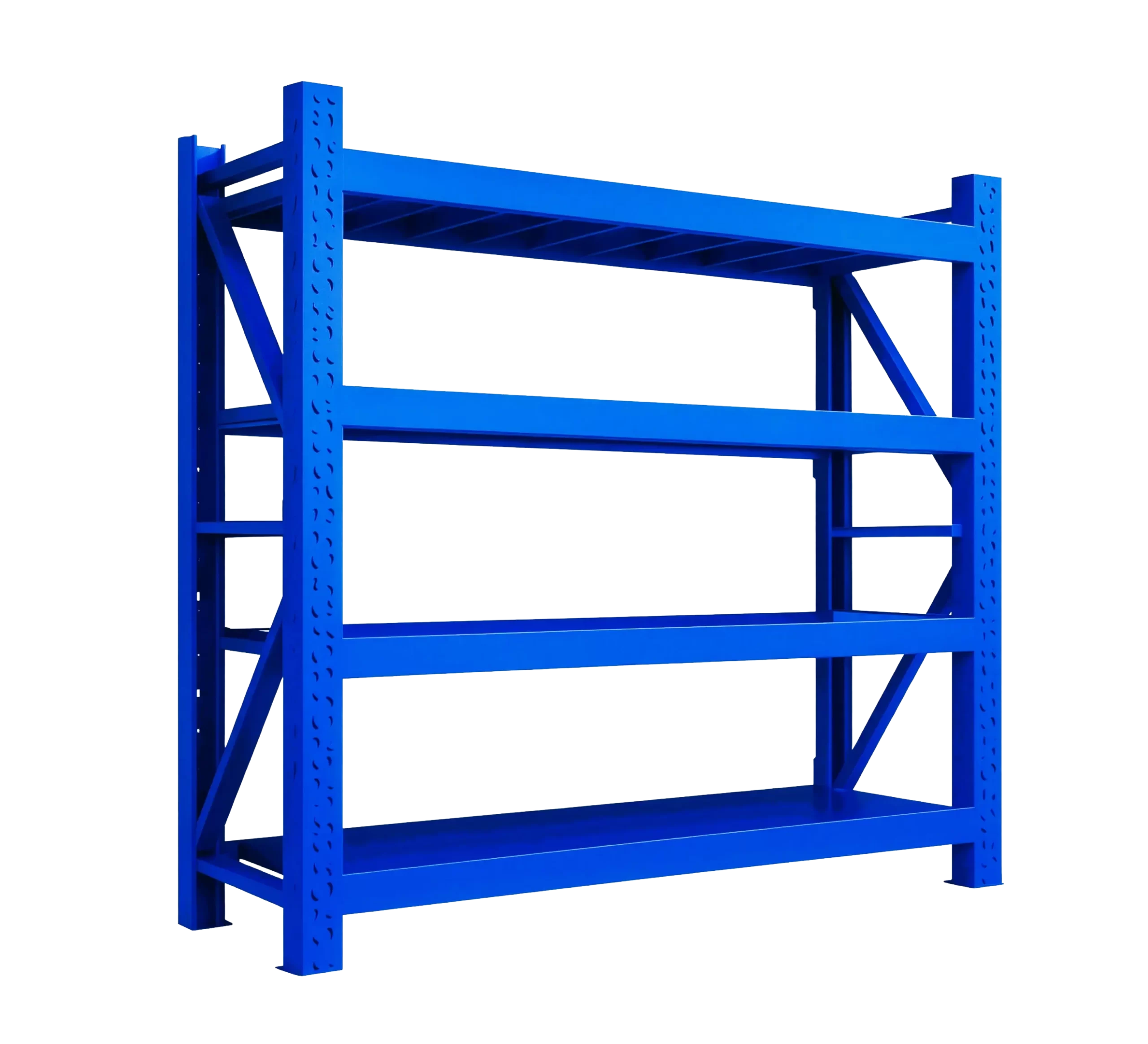 Estante Metálico AZUL 500 Kg por Nivel 200x200x60 cm