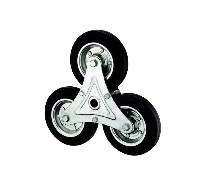 Rueda Escala Banda Goma Núcleo Metal 3x160 mm