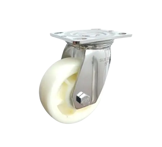 Rueda Poliamida PA Placa Giratoria INOX 304