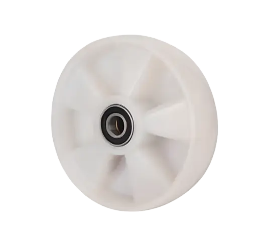 Rueda Transpaleta Trasera Nylon Blanca
