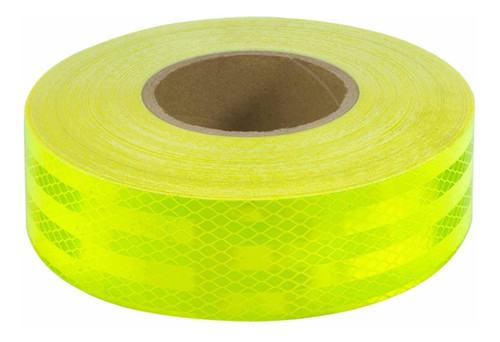 Cinta reflectante fluor verde limón 45 mts
