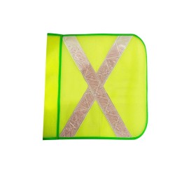 Banderín verde plata 40 x 40 cms. VORTEX